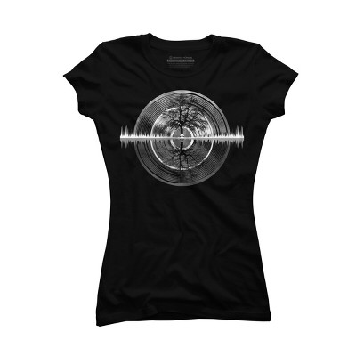 Junior's Design By Humans Nature Sounds Night Oak Tree By Maryedenoa T-Shirt