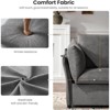 Aukfa Chenille Oversized Armchair, Single Sofa Chair, Modern Armchair Single Sofa Lounge Chair, 23.6" Seat Depth Comfortable Seating for Living Room - 4 of 4
