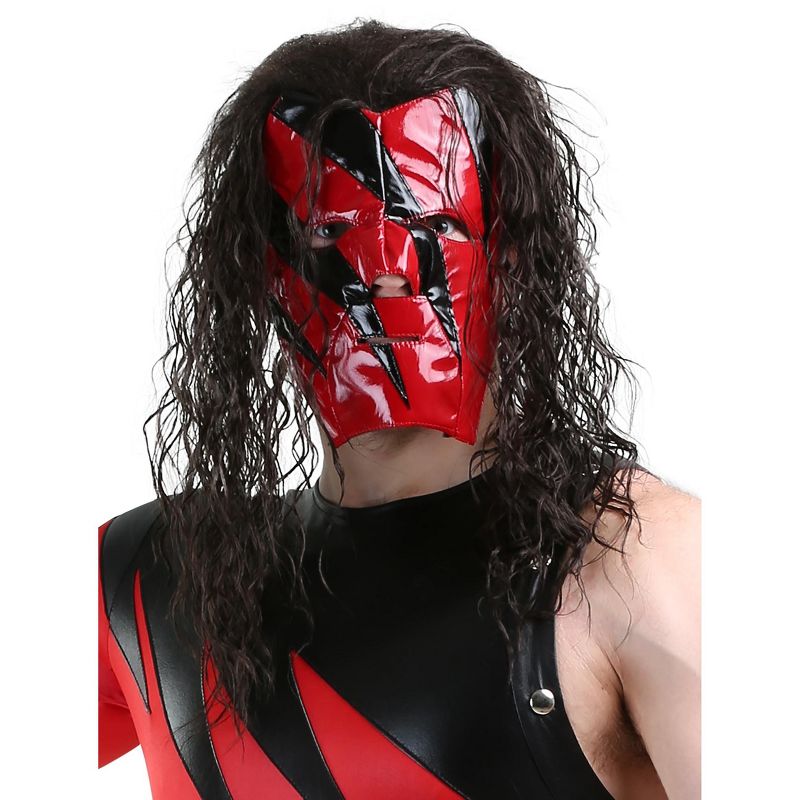 HalloweenCostumes.com One Size Fits Most  Men  WWE Kane Wig for Men, Brown, 1 of 3