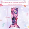 Catalonia Kids Mermaid Tail Blanket, Super Soft Plush Flannel Sleeping Snuggle Blanket for Girls, Gifts for Daughter - 4 of 4