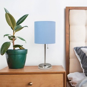 Creekwood Home Contemporary Bedside Table Lamps with USB Port - 1 of 4