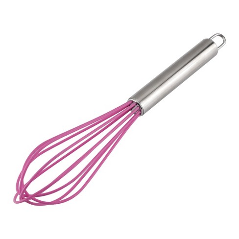 Unique Bargains Silicone Stainless Steel Home Blending Whisk 10" 1 Pc - image 1 of 4