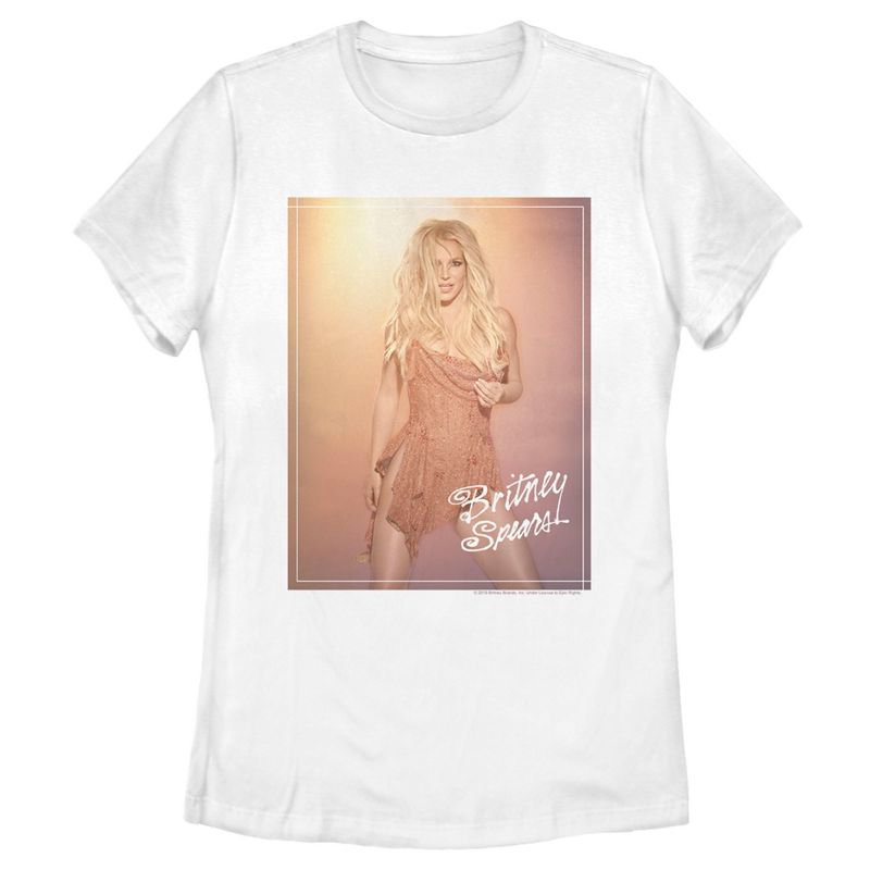 Women's Britney Spears Gradient Photo T-Shirt, 1 of 5
