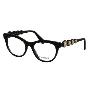 Swarovski SK 2025 1002 Womens Round Eyeglasses Dark Havana 52mm - 1 of 4