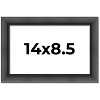 PosterPalooza | Photo Size Refined Black Picture Frame - UV Acrylic, Foam Board Backing, Hanging Hardware - 2 of 4