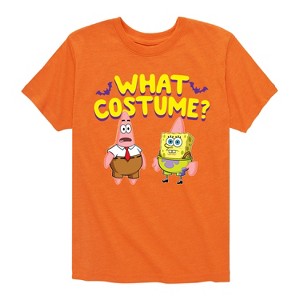 Boys' - SpongeBob SquarePants - What Costume Short Sleeve Graphic T-Shirt - 1 of 4