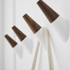 BWE Wood Bathroom Knob Coat Robe/Towel Hook (4-Pack) - 4 of 4