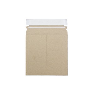 JAM Paper Stay-Flat Photo Mailer Envelopes 6 x 6 Brown Kraft Self-Adhesive Closure 6 Rigid - 1 of 1