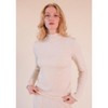 POPLINEN Women's Norma Modal Ribbed Turtleneck - 2 of 4