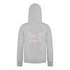 Everyday Kids Ballerina Tiny Dancer Girls Zip Up Hoodie – Pink Ballet Slippers Sweatshirt - 3 of 4