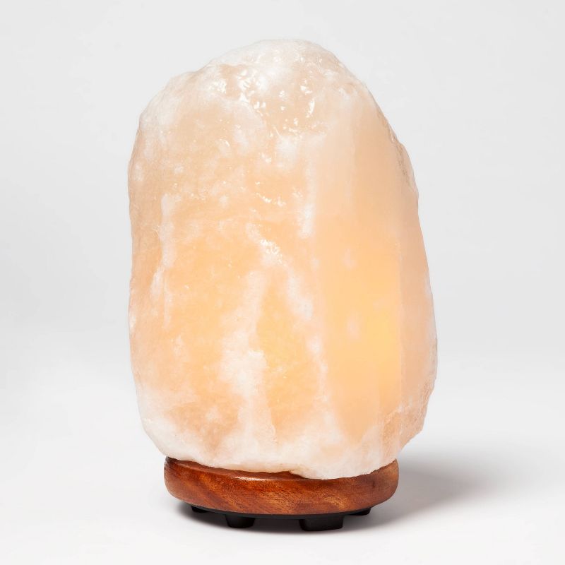 Glow Natural Salt Table Lamp White &#8211; Himalayan Glow, 3 of 8