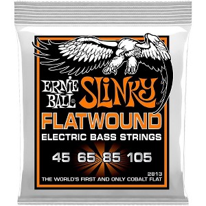 Ernie Ball P02813 Hybrid Slinky Flatwound Bass Strings - 1 of 2