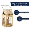 Kings County Tools Folding Brass Camping Candle Lantern - Candle Lamp with Hanging Handle - 2 of 4