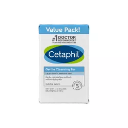 Cetaphil Gentle Cleansing Bar Soap - 3pk - 4.5 oz each