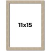 PosterPalooza | 11x15 Thin Barnwood Picture Frame, UV Acrylic, 2 Finishes - Grey and Black - 2 of 4