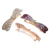 Unique Bargains Women's Sparkly Rhinestones Hair Clips 3 Pcs - 3 of 4