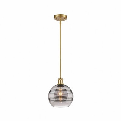 Rochester - 1 Light Stem Hung Mini Pendant In Industrial Style-9.88 Inches Tall and 8 Inches Wide