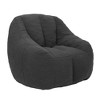 NicBex Teddy Fabric Fluffy Bean Bag Chair with Memory Foam,Tufted Lazy Sofa Chair for Adults,Modern Lounge Chair for Living Room - 2 of 4