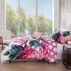 Bebejan Textured Floral 100% Cotton 5-Piece Reversible Comforter Set - 3 of 4