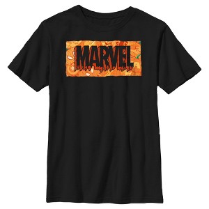 Boy's Marvel Spookiest Logo T-Shirt - 1 of 4