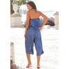 Women's Flowy Strapless Culotte Jumpsuit - LASCANA - 2 of 4