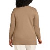 Lands' End Women's Fine Gauge Cotton Button Front Blazer Sweater - 2 of 4