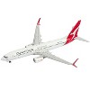 Boeing 737-800 Commercial Aircraft "Qantas Airways" (VH-VZW) White with Red Tail 1/400 Diecast Model Airplane by GeminiJets - 2 of 4