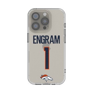 NFL Denver Broncos Players Game Tactic Clear Cell Phone Case for Apple iPhone - 1 of 4