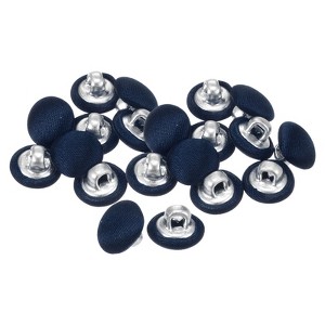 Unique Bargains Cloth Covered Aluminum Sewing Buttons 20 Pcs - 1 of 4