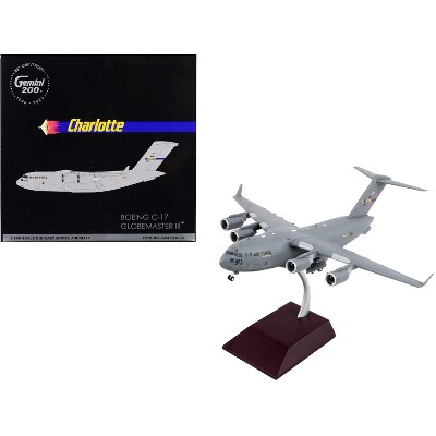 Boeing C-17 Globemaster III Transport Aircraft "North Carolina Air" USAF 1/200 Diecast Model Airplane by GeminiJets