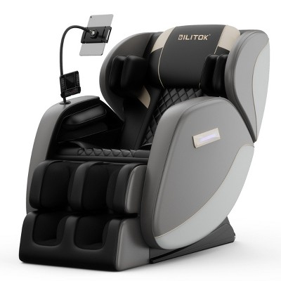 Full-Body Massage Chair With 6 Fixed Rollers, Massage Chair 0 Gravity With 5 Preset Modes Can Choose, Retractable Footrest Chair-Cuddlewood