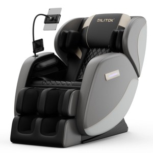 Full-Body Massage Chair With 6 Fixed Rollers, Massage Chair 0 Gravity With 5 Preset Modes Can Choose, Retractable Footrest Chair-Cuddlewood - 1 of 4