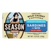 Season Skinless & Boneless Wild Sardines in Water No Salt Added - Case of 12/4.25 oz - 2 of 4