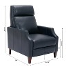 CAVINAS Faux Leather Accent Chair with High Backrest,Push-Back Recliner Chairs,Reading Chairs for Living Room - 3 of 4
