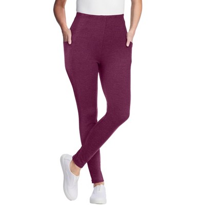 Woman Within Plus Size Petite Pocket Legging
