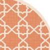Courtyard CY6032 UV & Stain Resistant Non-Shedding Power Loomed Indoor/Outdoor Rugs - Safavieh - 4 of 4