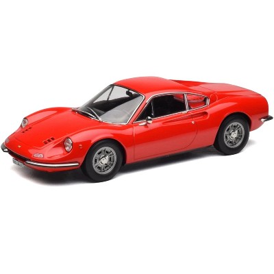 1968 Dino 246 GT Red 1/18 Diecast Model Car by Norev