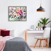 Stupell Industries Colorful Bouquet in Spring Vase Floating Frame Canvas Art - 3 of 4