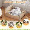 Munora Durable Wear-Resistant Pet Bed - Cute Furniture for Cats, Small Dogs & Small Animals, Rustic Style (Mattress Not Included) - 2 of 4