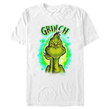 Men's Dr. Seuss Christmas Don't Be A Grinch T-shirt - White - Small ...