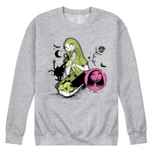 Men's - The Nightmare Before Christmas - Sally Halloween Icons Graphic Fleece Sweatshirt - 1 of 4