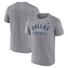 NFL Dallas Cowboys Men's Gray Short Sleeve Athleisure T-Shirt - 3 of 3
