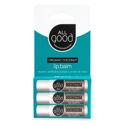All Good Lip Balm - USDA Organic - Coconut - 1.6oz