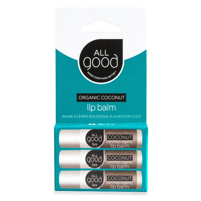 All Good Lip Balm - USDA Organic - Coconut - 1.6oz, 1 of 5