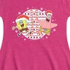 Girls' - SpongeBob SquarePants - Spongebob Patrick Candy Canes Fit & Flair Cap Sleeve Dress - 2 of 3