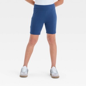 Girls' Long Bike Shorts - art class™ - 1 of 3