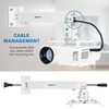 Mount-It! Full Motion Projector Mount with Universal LCD/DLP Mounting For Epson, Optoma, Benq, ViewSonic Projectors | 44 Lbs. Load Capacity | White - 3 of 4
