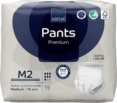 Abena Pants, Premium Protective Underwear, Level 2 Heavy Absorbency (X-Small To X-Large)