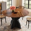Tribesigns 47-Inch Farmhouse Round Dining Table for 4-6 People for Kitchen - 4 of 4