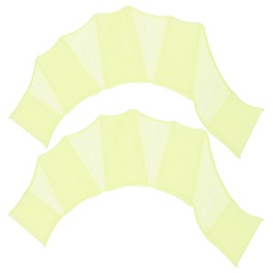 Unique Bargains Silicone Resistance Lightweight Aquatic Webbed Swimming Fins 1 Pair - 1 of 4